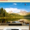 River and mountain wall mural me364