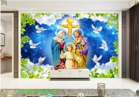 Catholic wall murals ft146