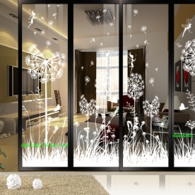 Decal dán kính cao cấp 3d trong suốt glass116