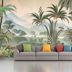 Giấy dán tường tropical n2003-314