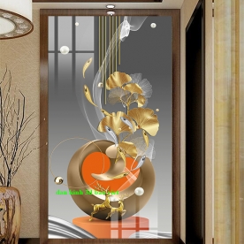 Tranh dán kính 3d 2 mặt k581