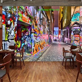 Tranh dán tường cảnh thành phố n2003-316