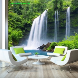 Tranh dán tường thác nước n2003-308