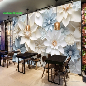 Tranh dán tường cho quán cafe n2004-558