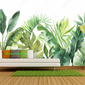 Giấy dán tường lá cây tropical sn2026-002