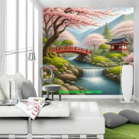 Giấy dán tường phòng khách sik618