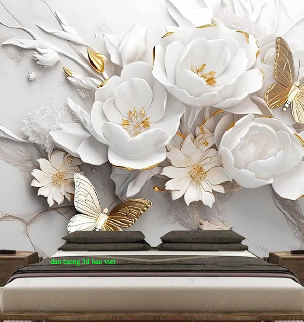Giấy dán tường phòng ngủ giả ngọc 3d 2006-353