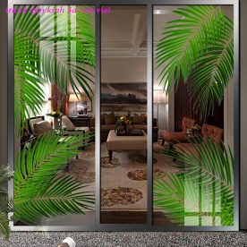 High quality double-sided glass decal se078