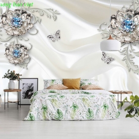 3d imitation pearl bedroom wallpaper fl236