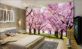 Bedroom wallpaper tr371