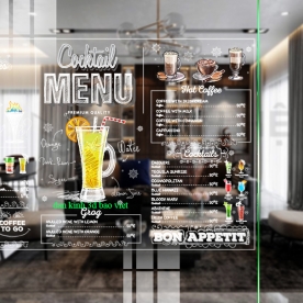 Decal dán kính cao cấp 3d trong suốt se156