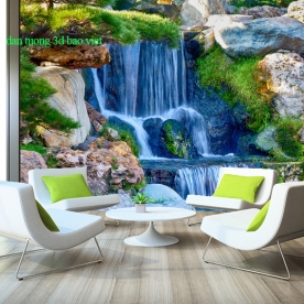 Tranh dán tường thác nước n2004-02