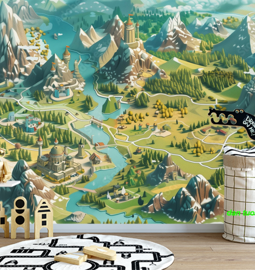 Giấy dán tường trẻ em n2005-33