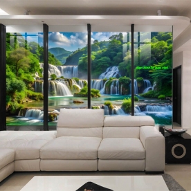 Tranh dán kính 3d 2 mặt phong cảnh n2005-39