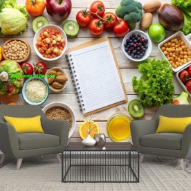 Tranh dán tường cho quán cafe n2005-45