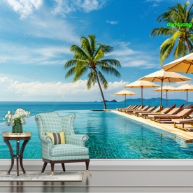 Tranh dán tường phong cảnh biển n2005-31