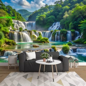 Tranh dán tường thác nước n2005-39