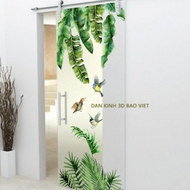 Decal dán kính cao cấp 3d trong suốt si179