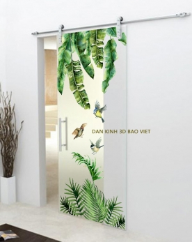 Decal dán kính cao cấp 3d trong suốt si179