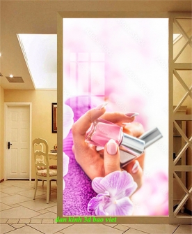 Decal dán kính cao cấp nails spa n2026-44