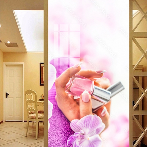 Decal dán kính cao cấp nails spa n2026-44