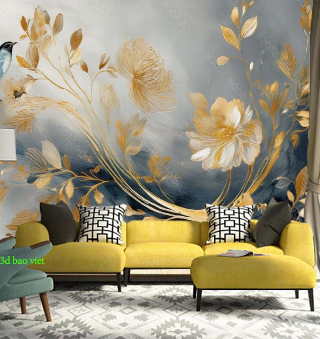 Giấy dán tường 3d n2026-52