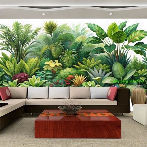 Giấy dán tường lá cây sn2026-47