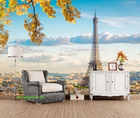 Giấy dán tường phòng khách sn2026-46