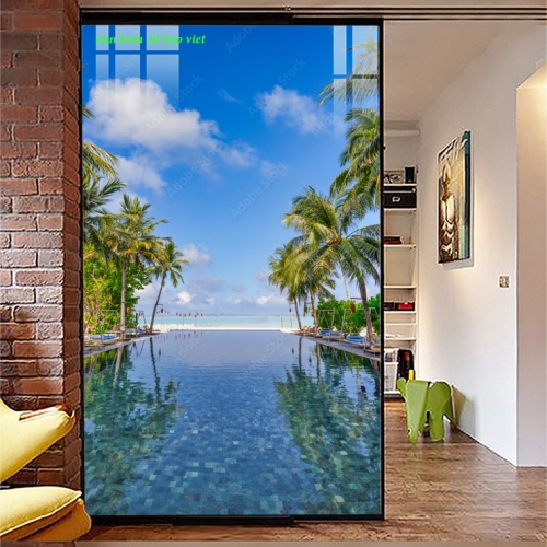 Tranh dán kính 3d 2 mặt n2026-42