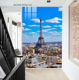 Tranh dán kính 3d 2 mặt phong cảnh n2026-46