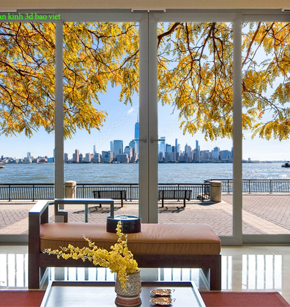 Tranh dán kính 3d 2 mặt phong cảnh sn2026-57