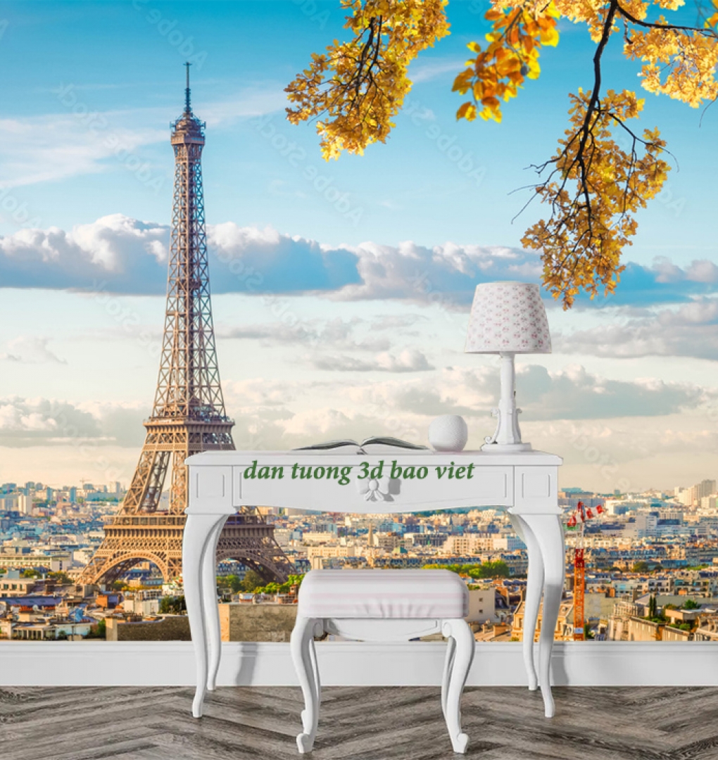 Tranh dán tường cảnh thành phố n2026-46