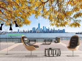 Tranh dán tường cho quán cafe n2026-57