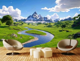 Tranh dán tường sông núi n2026-60