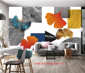 Wallpaper living room h329