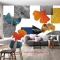 Wallpaper living room h329