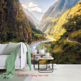 Wallpaper landscape mountain river me218