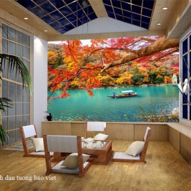 Wallpaper mountain river m103