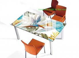 3d glass decal for k440 . glass table top