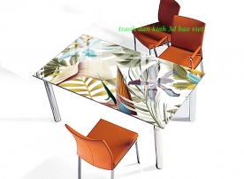 3d glass decal for table top se440