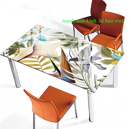 3d glass decal for table top se440