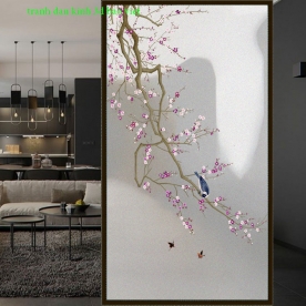 High quality frosted glass decal with light se085