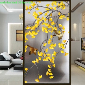 High quality frosted glass decal with light se84