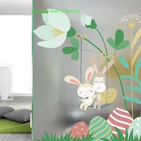 Children's wallpaper with frosted glass se087