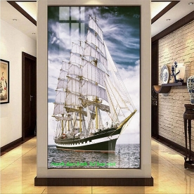 3d double-sided glass painting k437