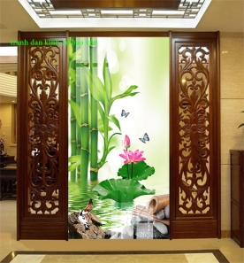 3d double-sided glass painting k448