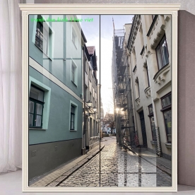 Wardrobe glass stickers k439