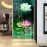 3d glass painting lotus flower n2003-15