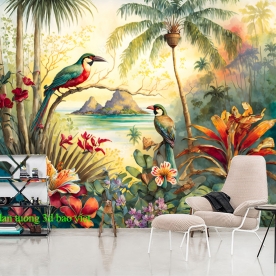 Giấy dán tường nhiệt đới n2004-29