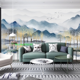 Giấy dán tường phòng khách n2004-54